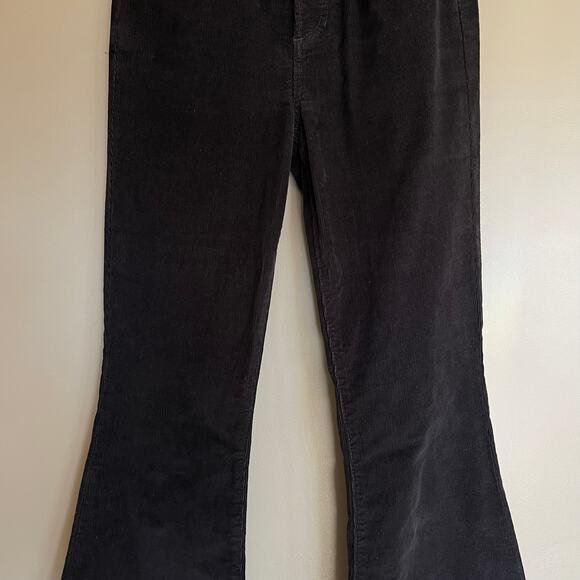 FAVORITE DAUGHTER Valentina Super High Waist Flare Corduroy Jean Meteorite Sz 25 - Picture 6 of 16